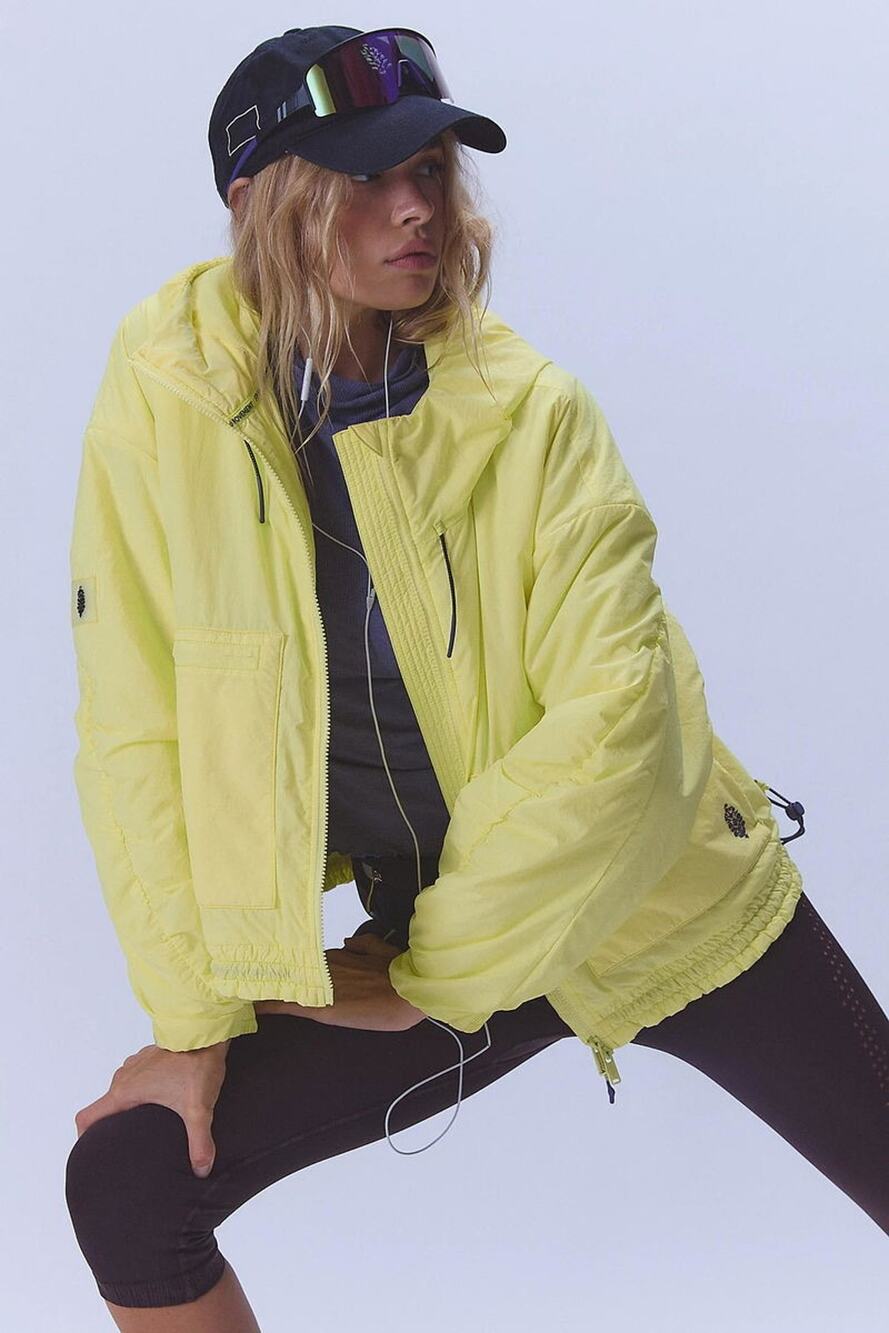 NWT FP Movement Cloud Cover Systems Liner Jacket Sour Citrus Size L $198